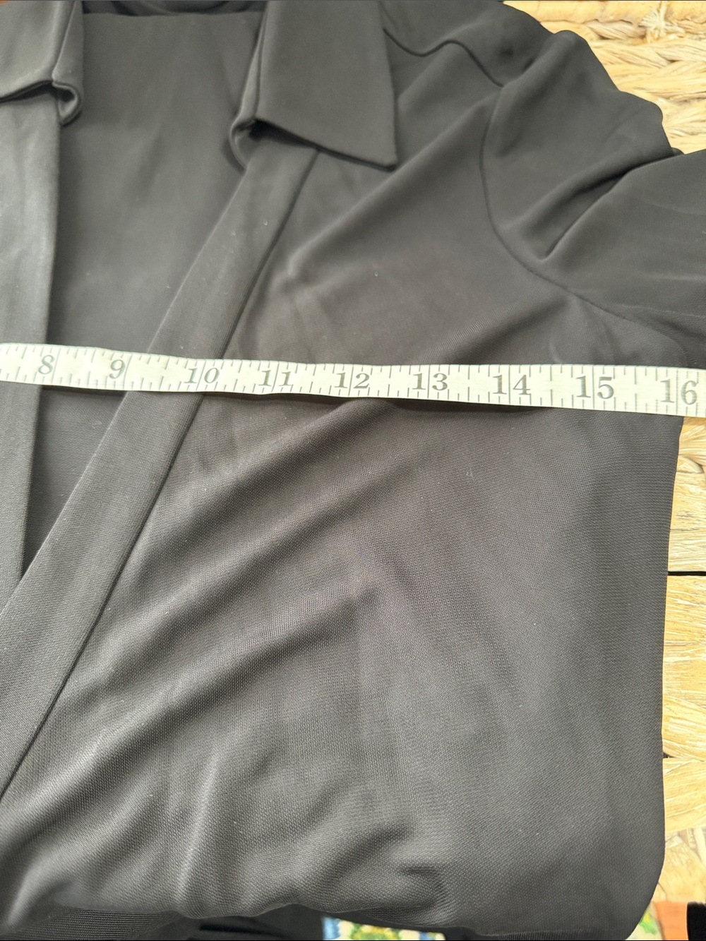 Diane Von Furstenberg Black Wrap Shirt Dress - Picture 9 of 9